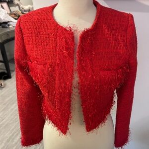 Elegant Red Women's Jacket